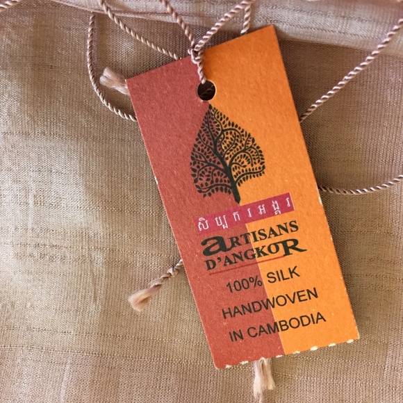 Silk Scarf Handwoven NWT - Picture 11 of 11